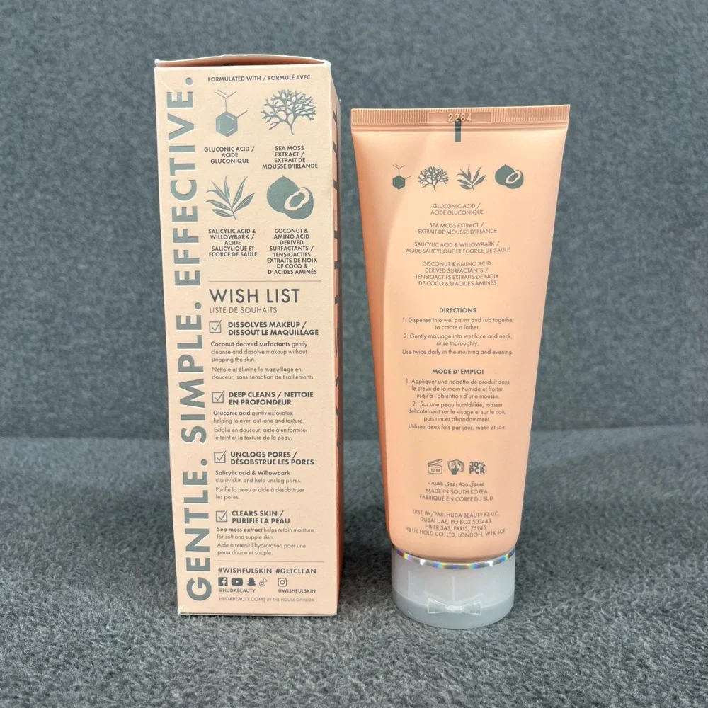 Wishful Get Clean Cleanser 2% PHA Sea Moss Foaming Wash 5.07 oz